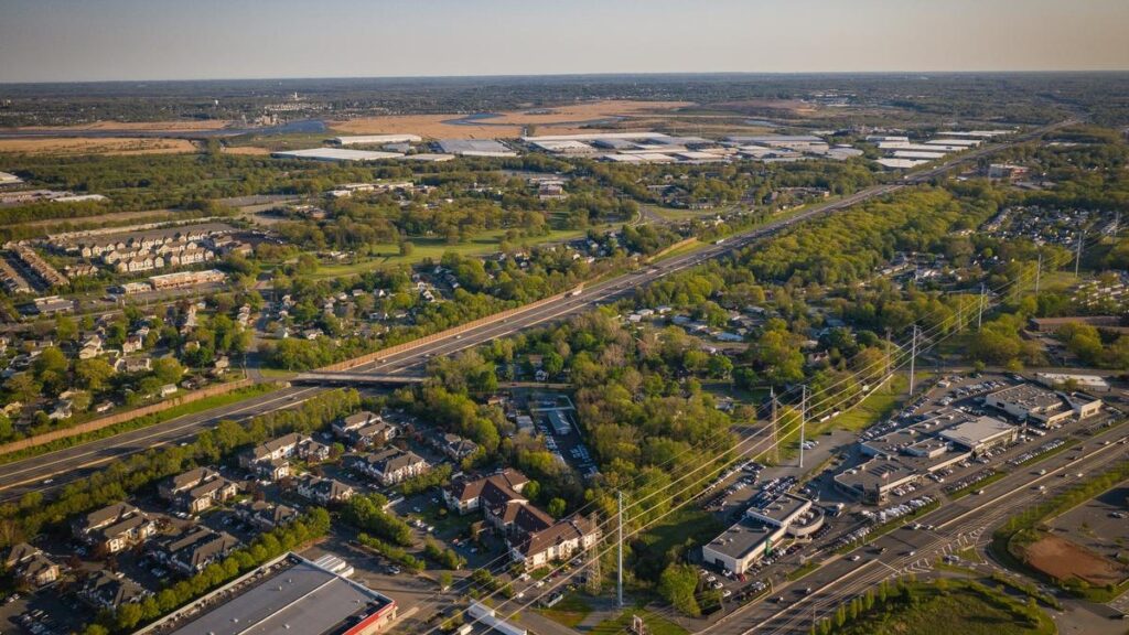 Aerial View of Edison New Jersey